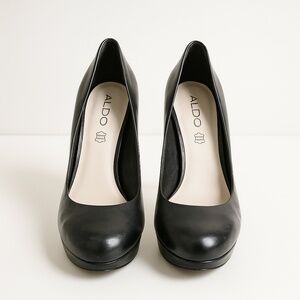 Aldo | Leather Platform Heels